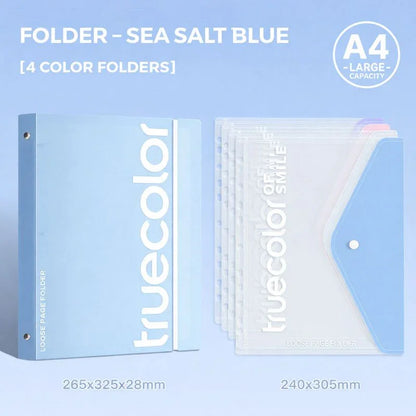 A4 Loose-Leaf Folder Information Book Transparent