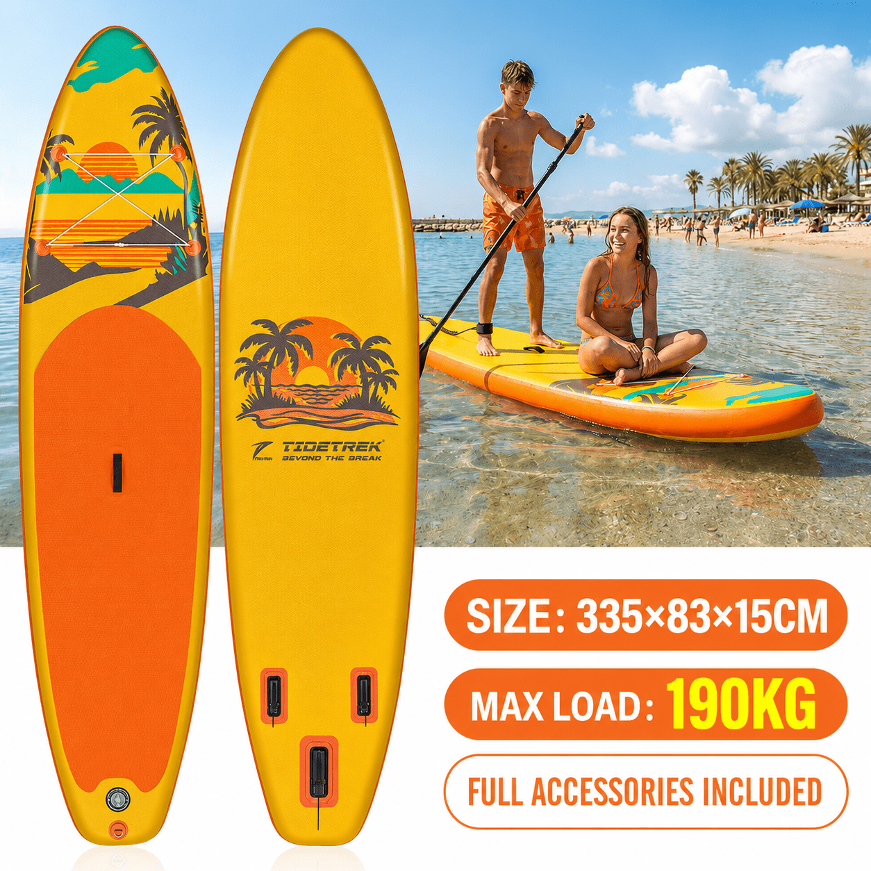 Inflatable Standing Paddle Board Set