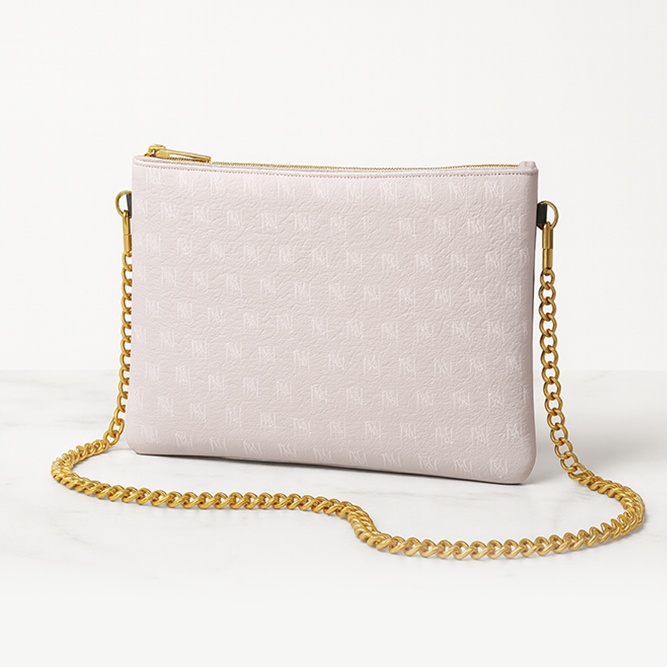 Platinum Nappa Leather NN Crossbody Bag