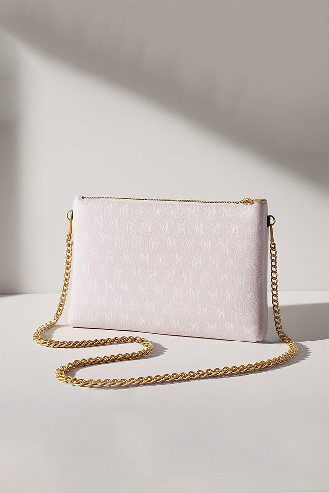 Platinum Nappa Leather NN Crossbody Bag