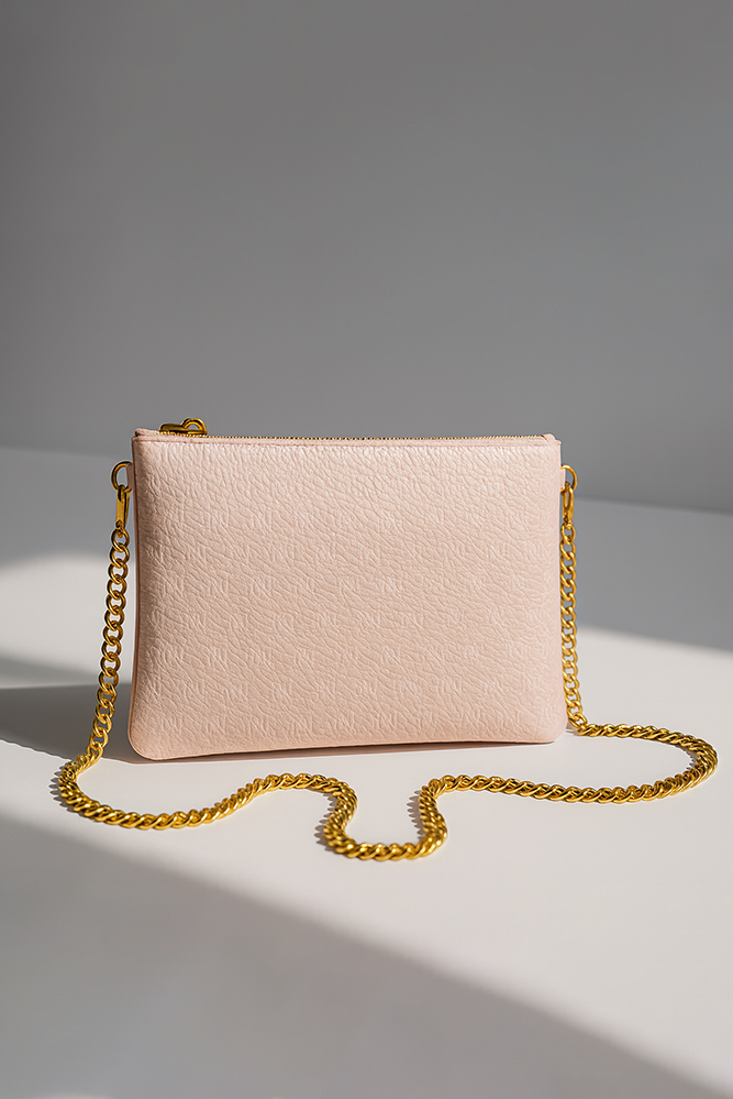 Platinum Nappa Leather NN Crossbody Bag