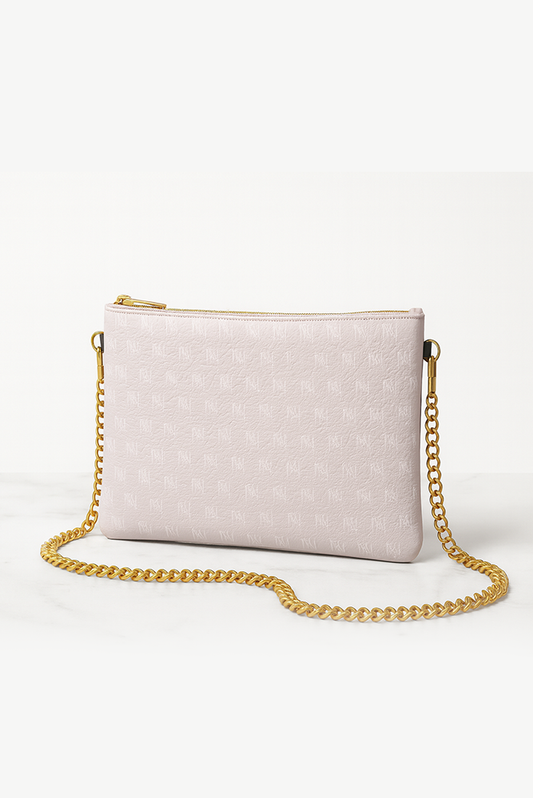 Platinum Nappa Leather NN Crossbody Bag