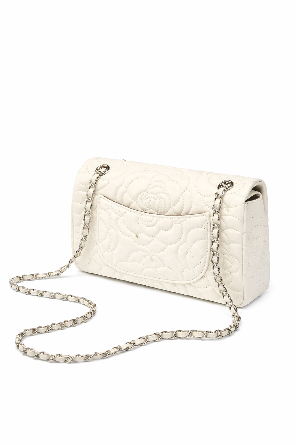 Genuine Leather White Crossbody Bag