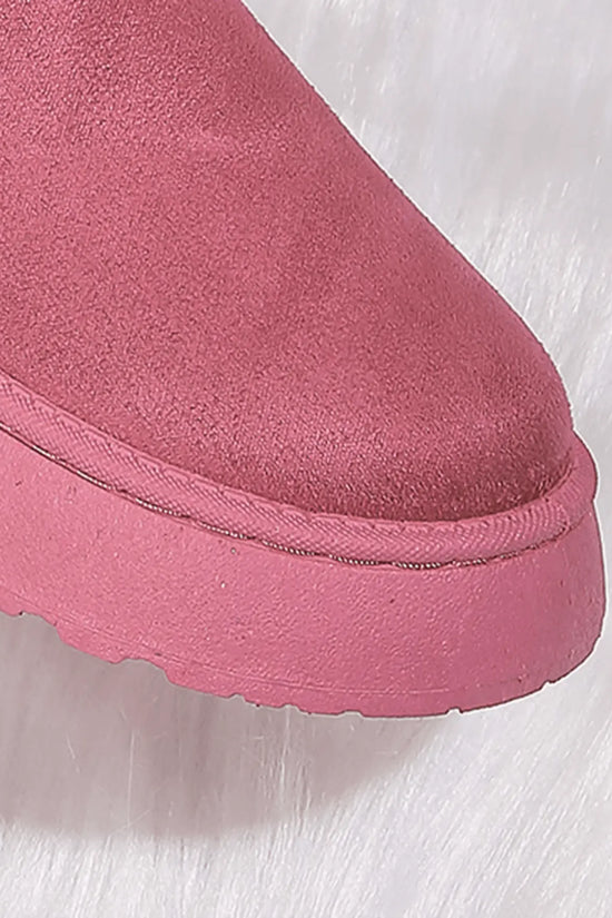 2PCS Cozy Height Increasing Ankle Thick-Soled Boots - IVORYNN