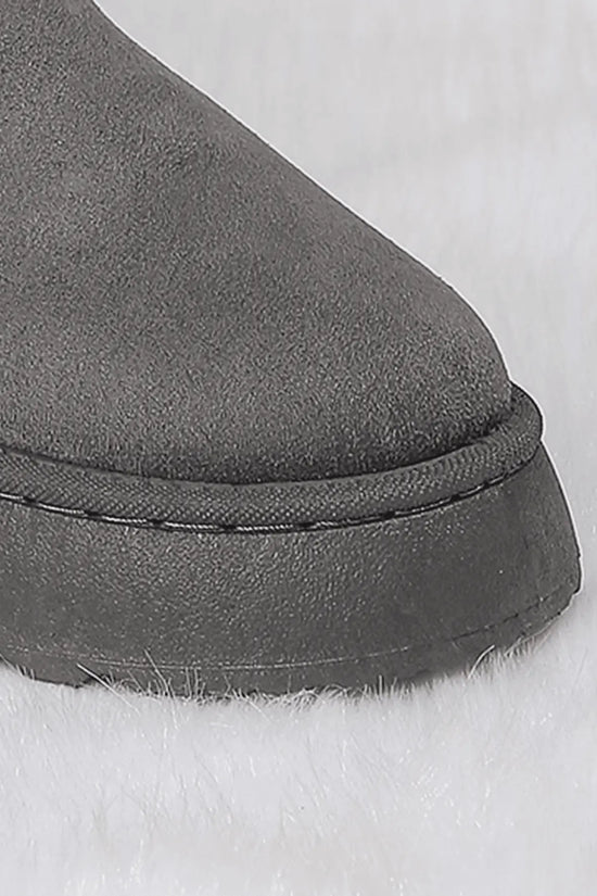 2PCS Cozy Height Increasing Ankle Thick-Soled Boots - IVORYNN