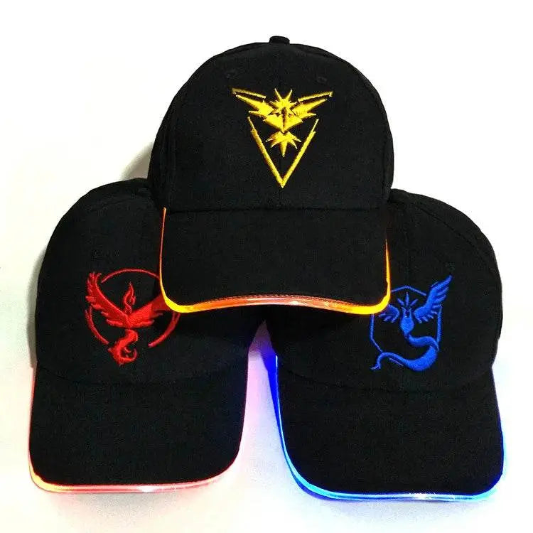 2PCS Hip Hop Casual Game Luminous Party Light Cap - IVORYNN