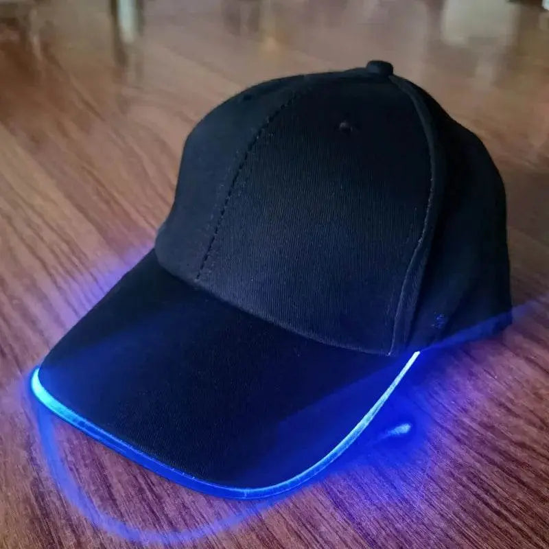 2PCS Hip Hop Casual Game Luminous Party Light Cap - IVORYNN