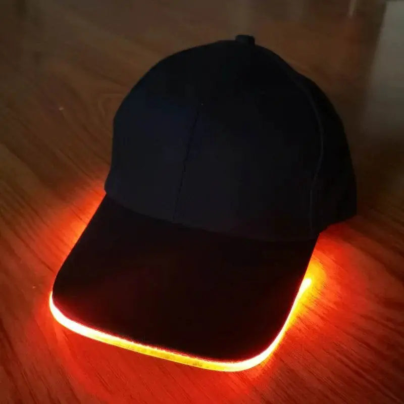 2PCS Hip Hop Casual Game Luminous Party Light Cap - IVORYNN
