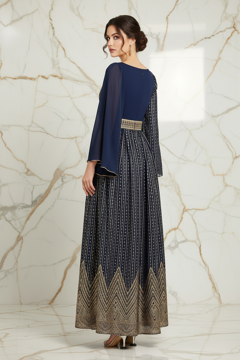 صورة 2 - منظر خلفي تنظر من فوق كتفها