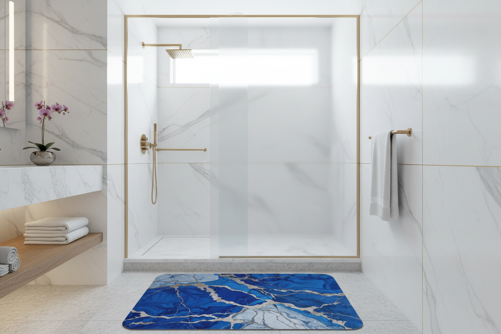 صورة 2 - الحجم المتوسط أمام كابينة دش واسعة