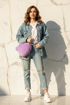 صورة 2 - جاكيت جينز وتيشيرت