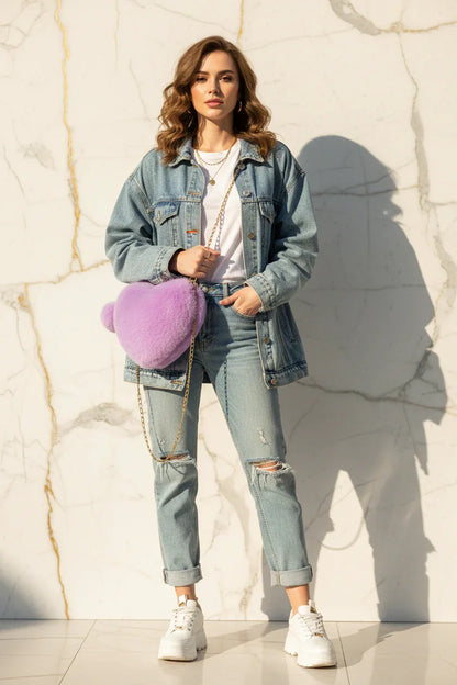 صورة 2 - جاكيت جينز وتيشيرت