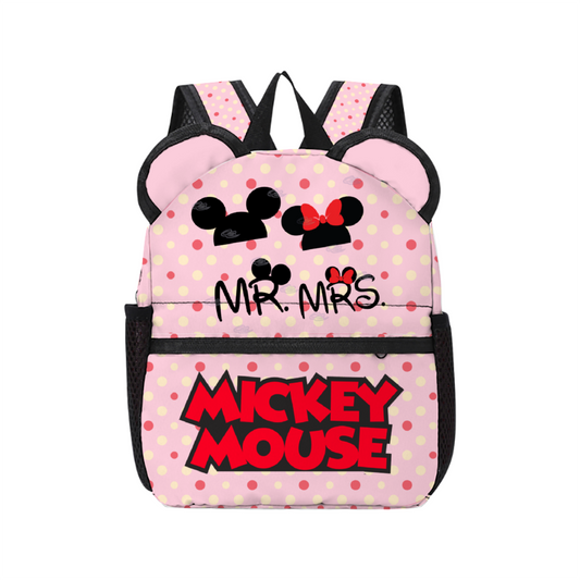 Mickey Special Head & Ears Stylish School Backpack