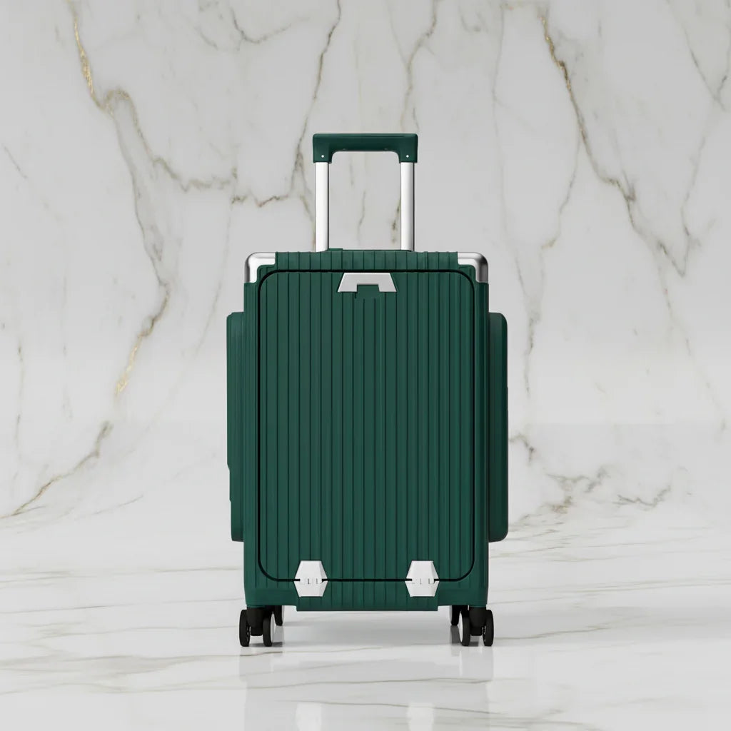 الحقيبة باللون #2f4542 - منظر أمامي