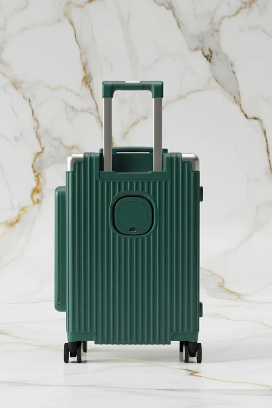 الحقيبة باللون #2f4542 - منظر خلفي