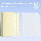 A4 Loose-Leaf Folder Information Book Transparent