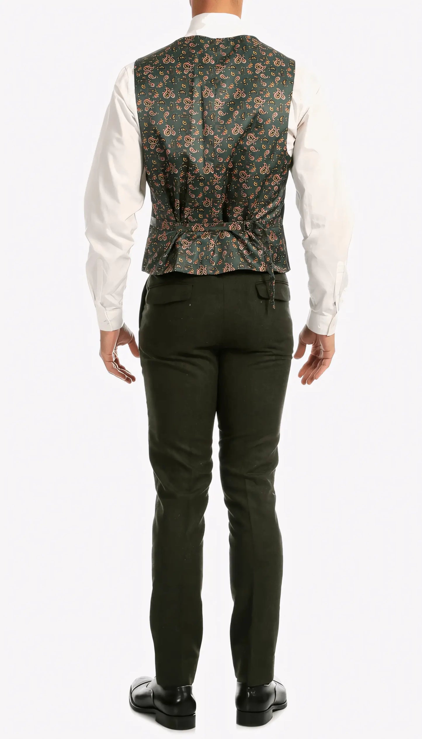 3-Piece Slim Fit Hunter Green Suit - IVORYNN