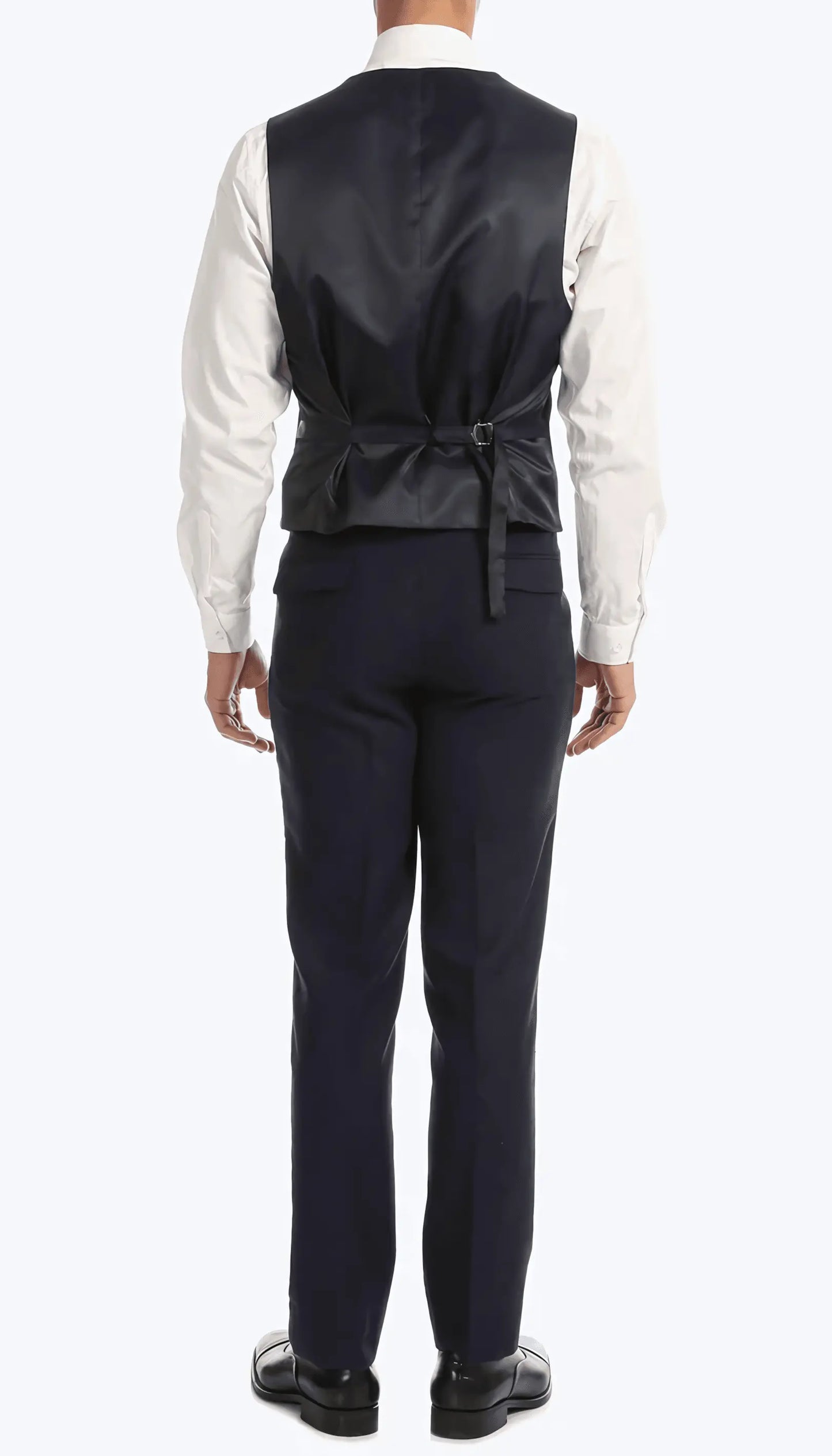 3-Piece Slim Fit Navy Suit - IVORYNN