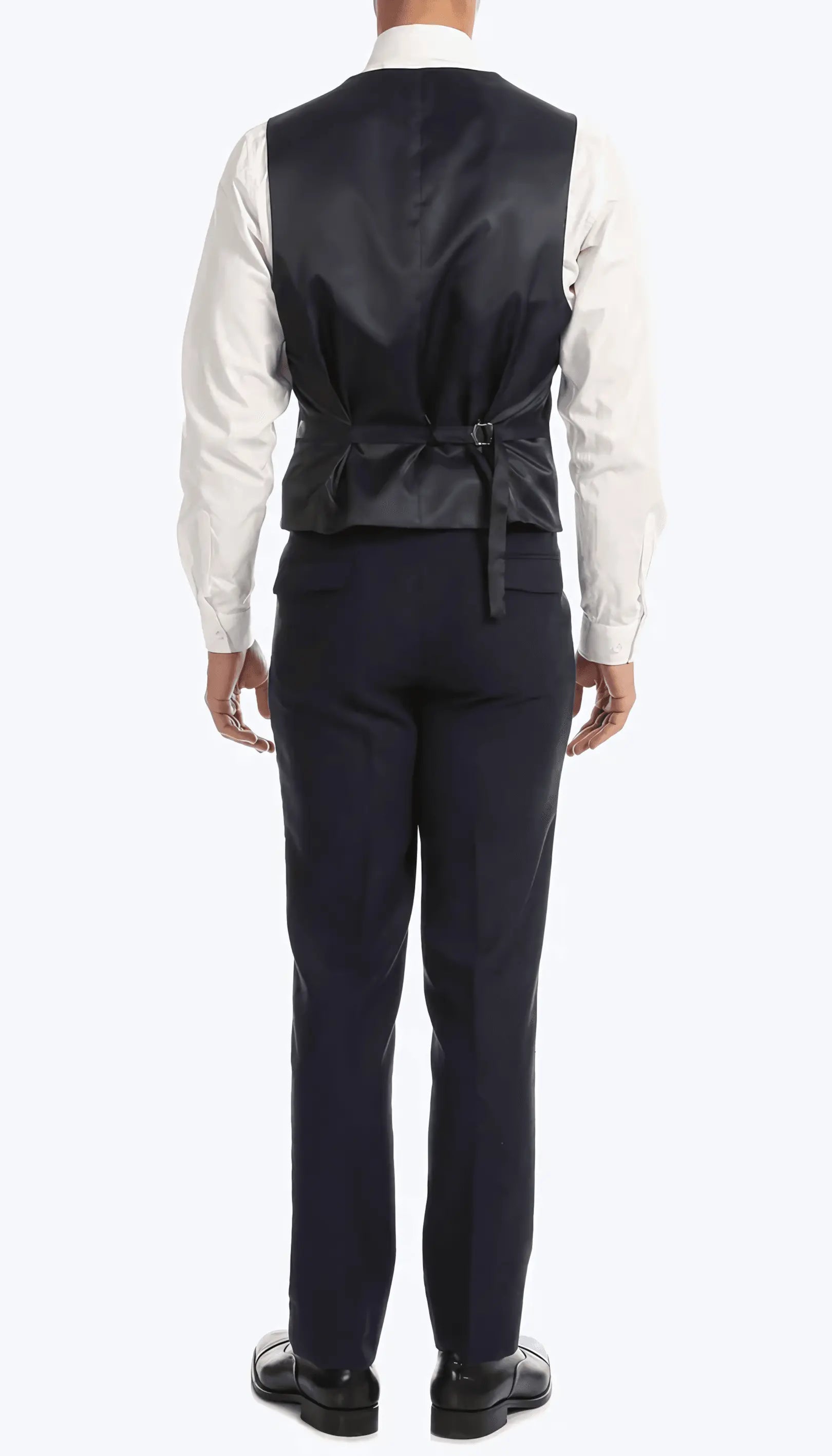 3-Piece Slim Fit Navy Suit - IVORYNN