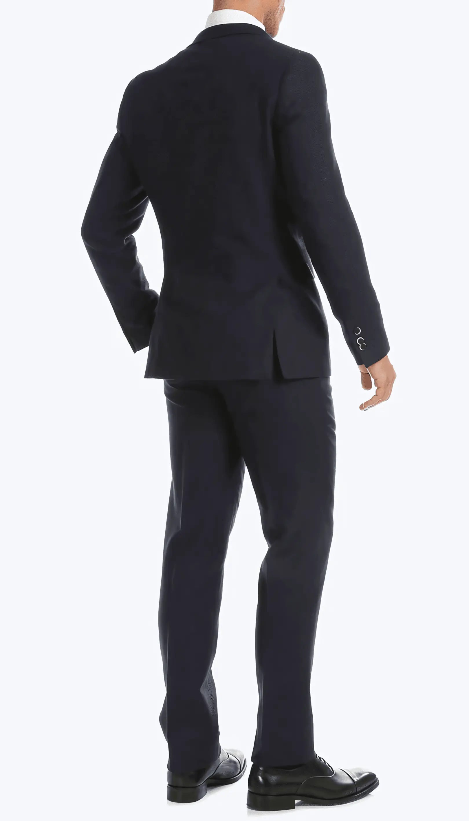 3-Piece Slim Fit Navy Suit - IVORYNN