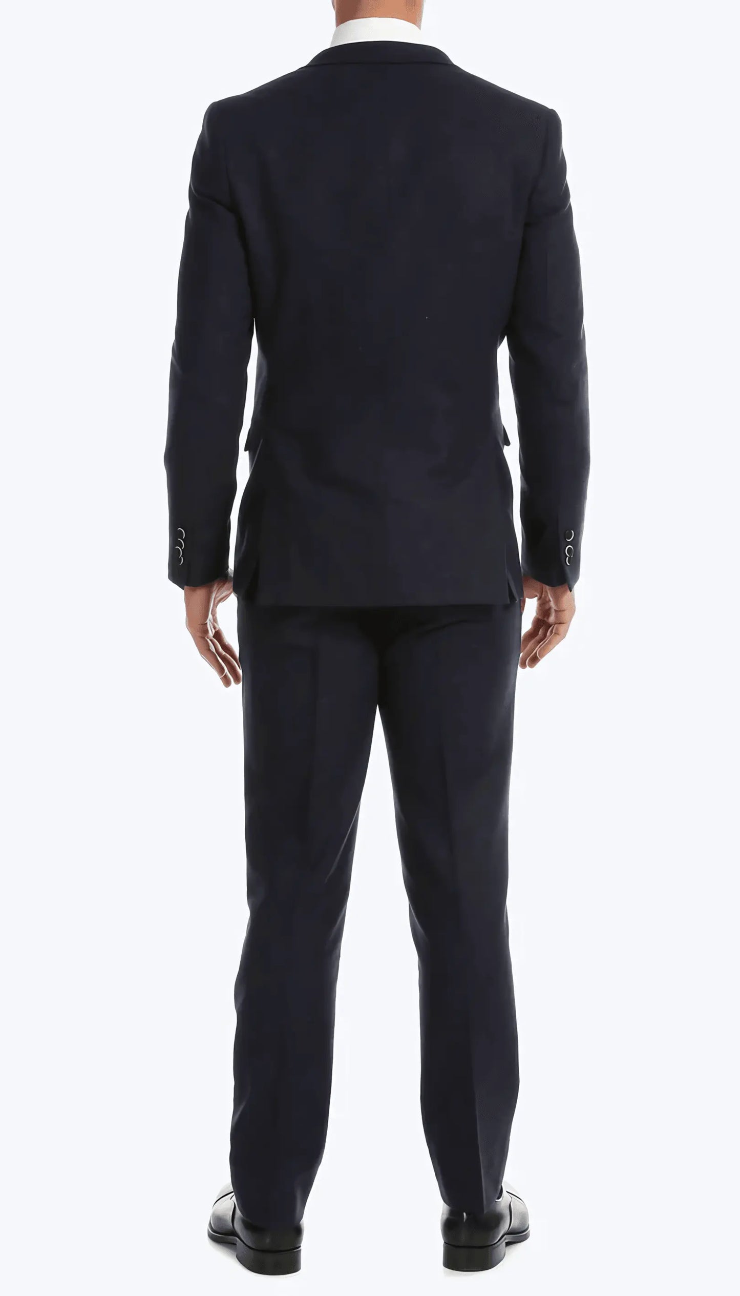 3-Piece Slim Fit Navy Suit - IVORYNN