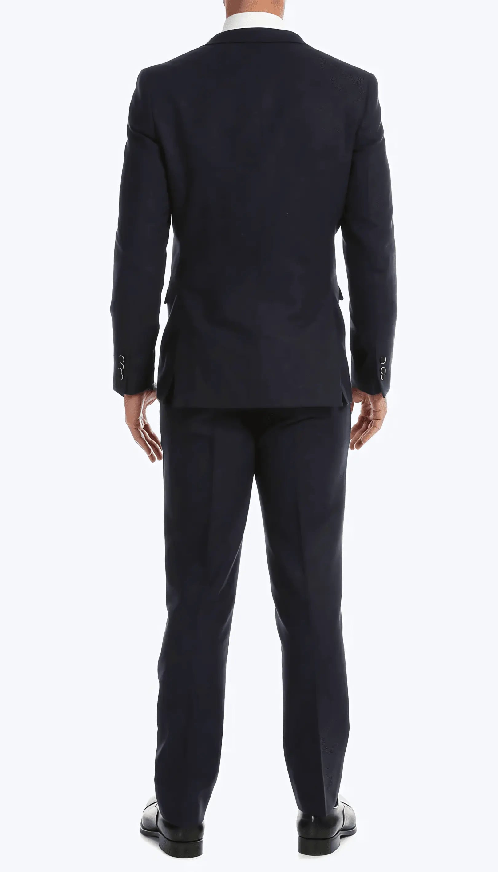 3-Piece Slim Fit Navy Suit - IVORYNN