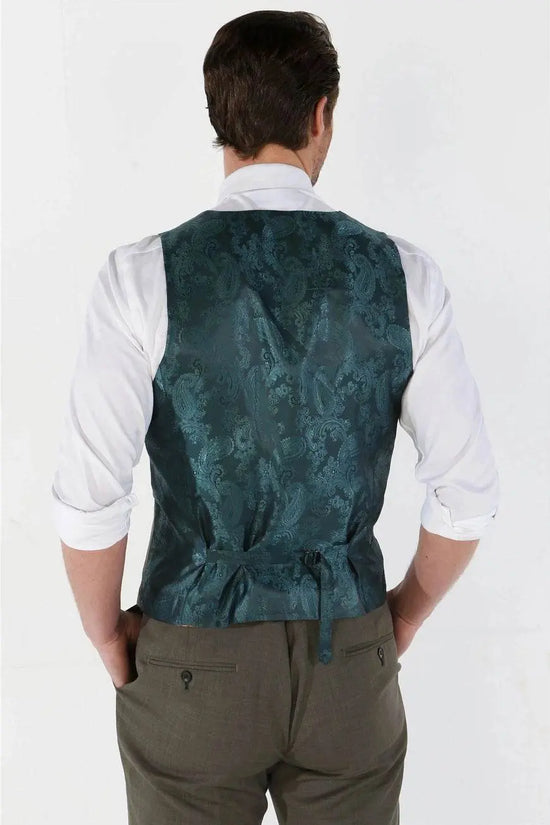 3 Piece Summer Wedding Fit Wenge Suit - IVORYNN