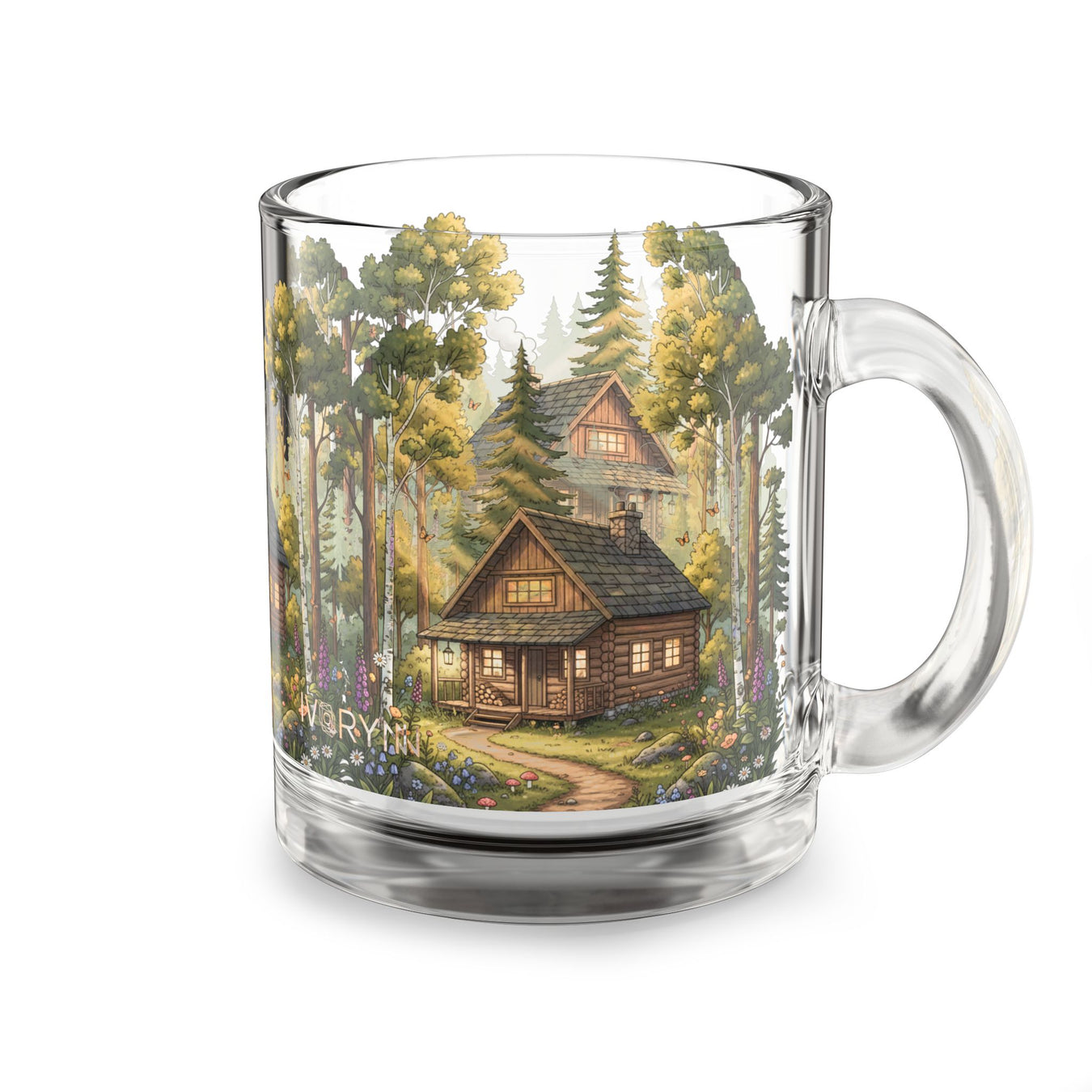 Cozy Forest Lodge Coffee Cup