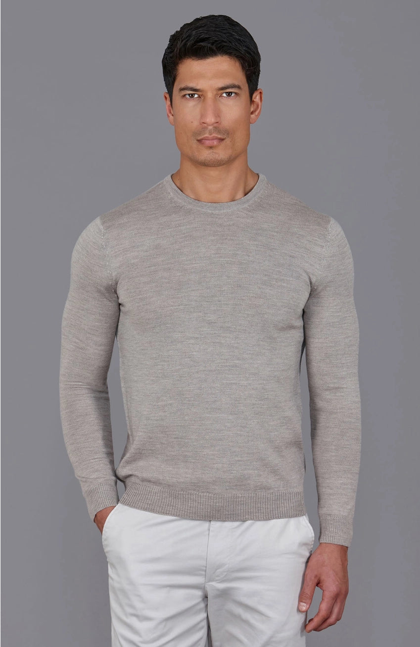 Premium Extra Fine Merino Wool Barley Sweater