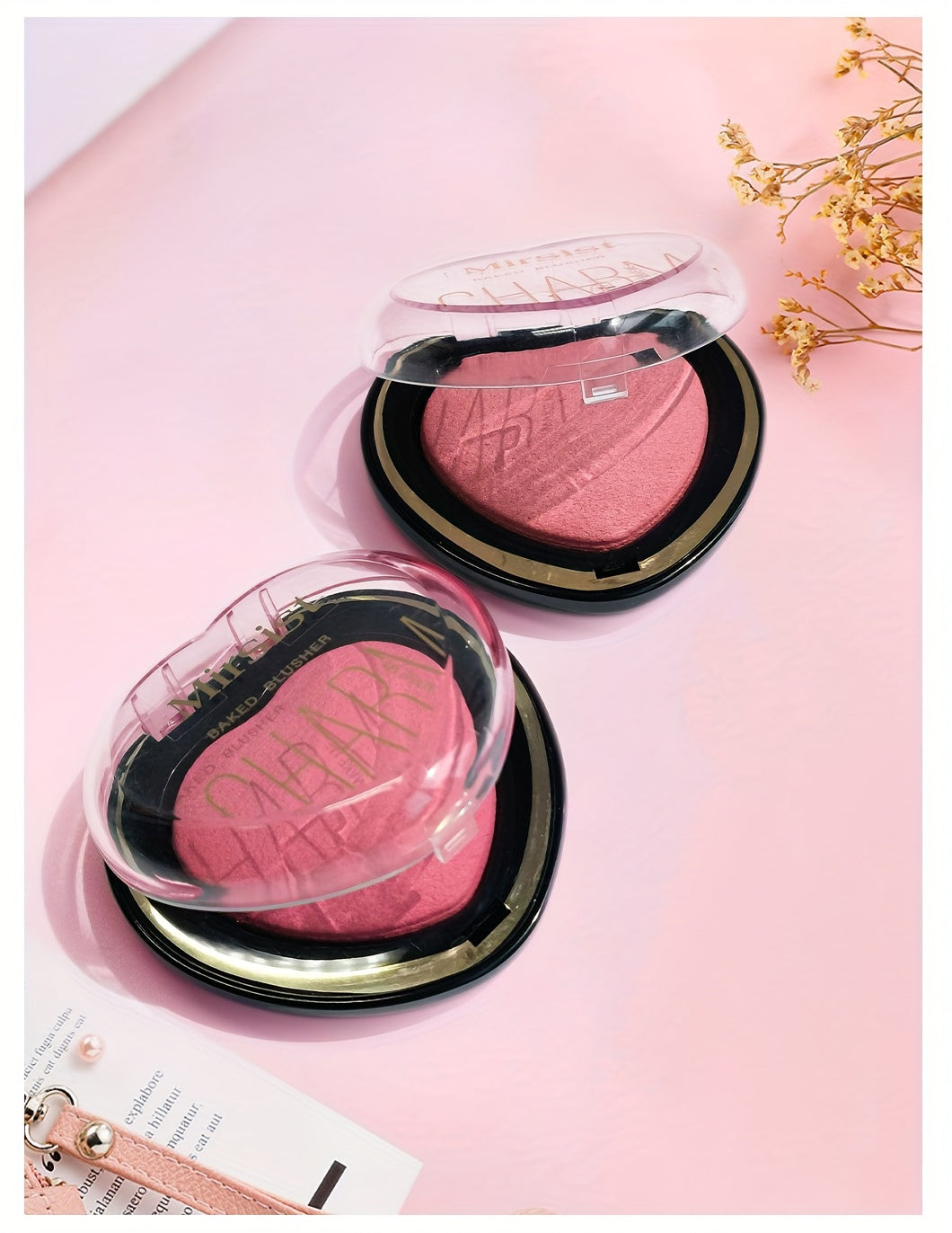 Heart Shaped luxury Soft Blush