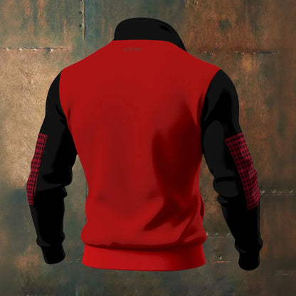 IVORYNN Thick Knit Fleece Red Jacket