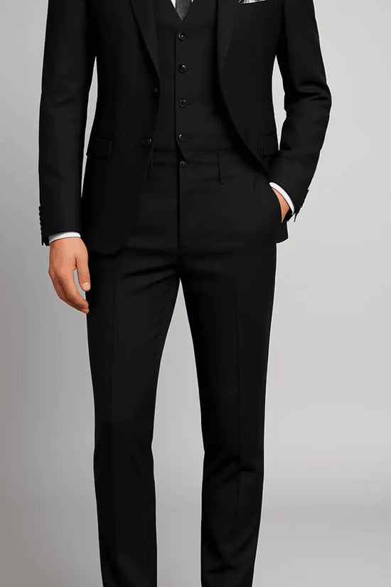 3Pcs Slim Fit Luxury Wedding Men's Suit - IVORYNN