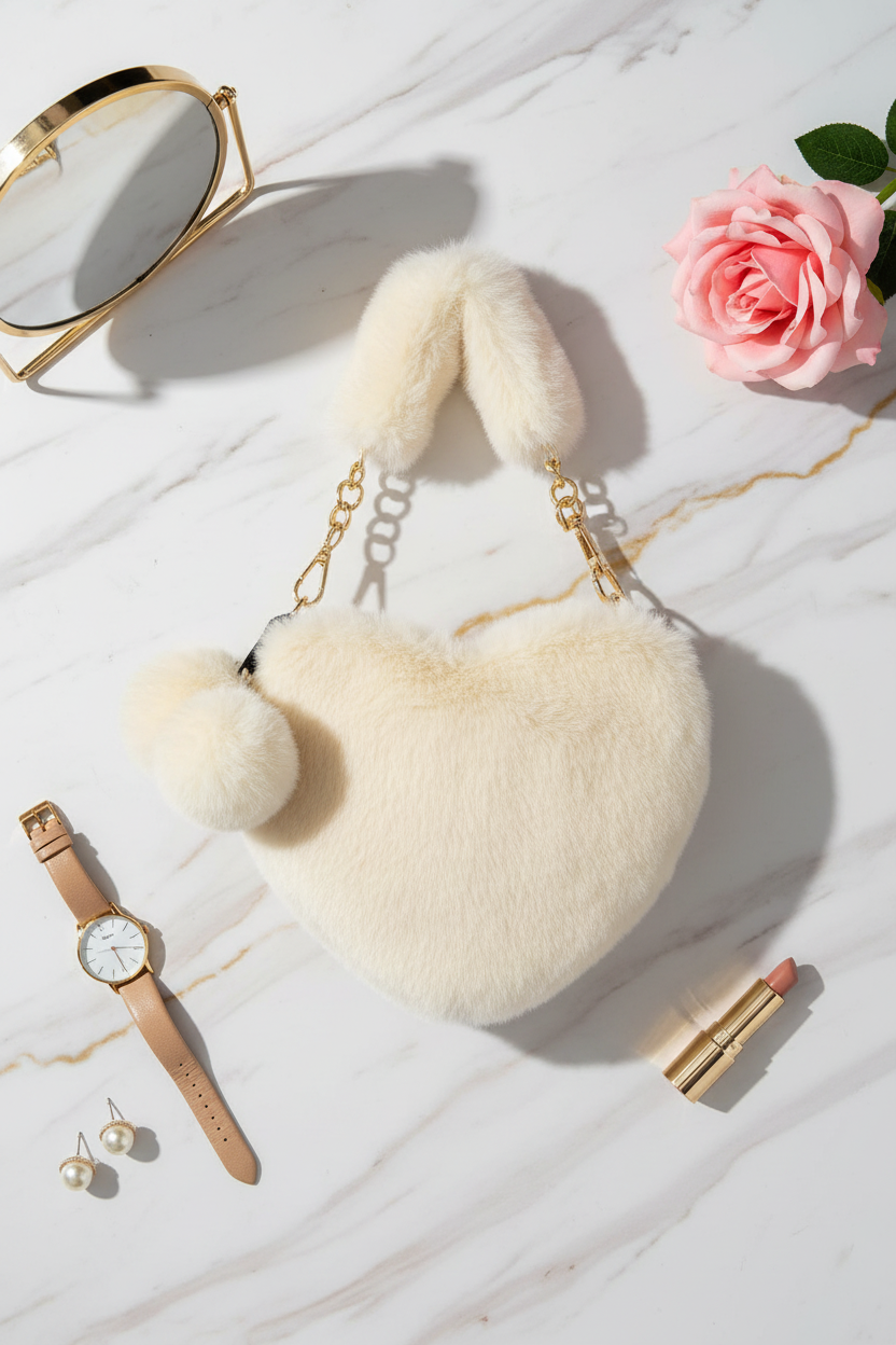 صورة 3 - مع وردة وردية ومكياج