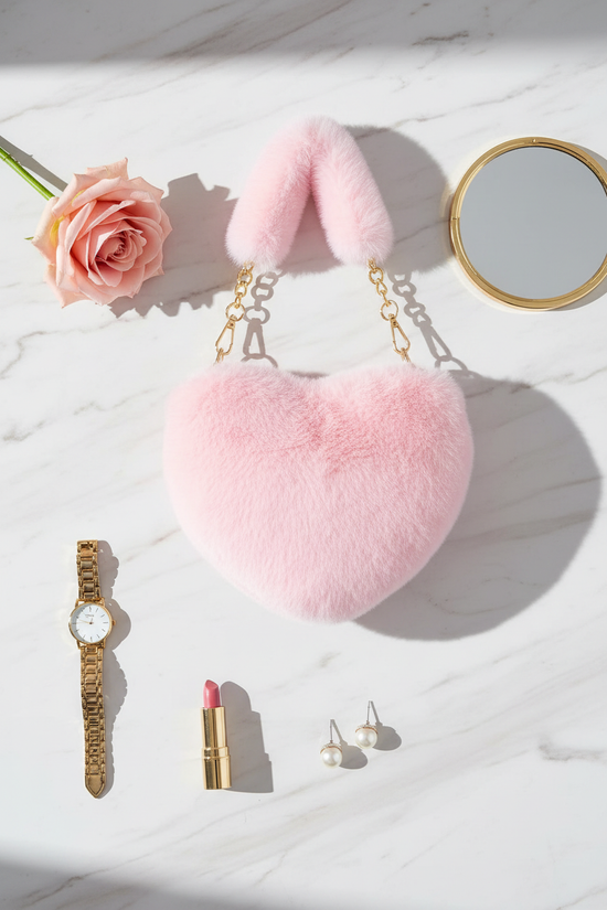 صورة 3 - مع وردة وردية فاتحة ومكياج