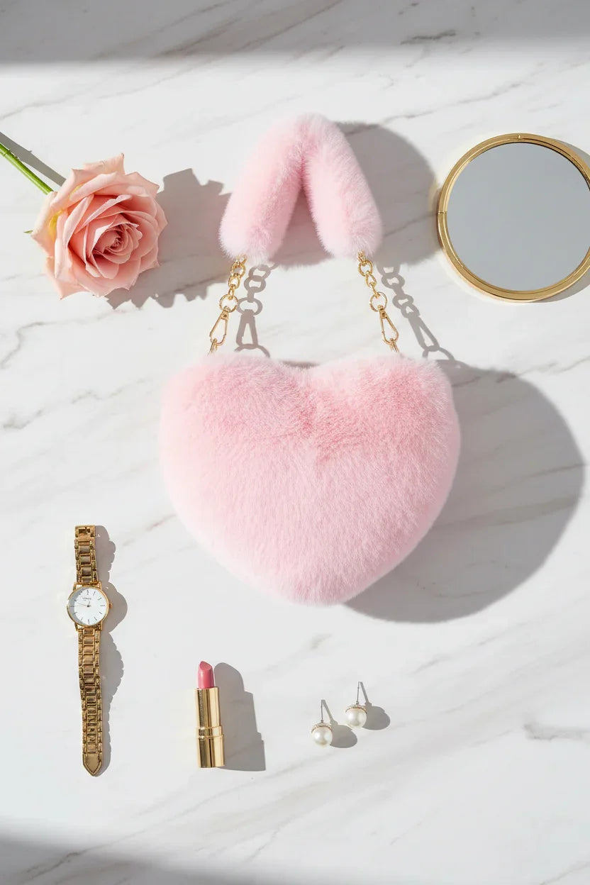 صورة 3 - مع وردة وردية فاتحة ومكياج