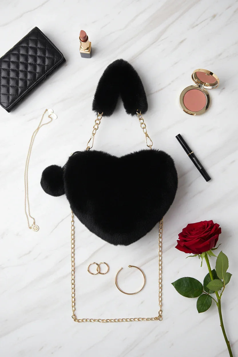 صورة 3 - مع محفظة مبطنة ومكياج منسق