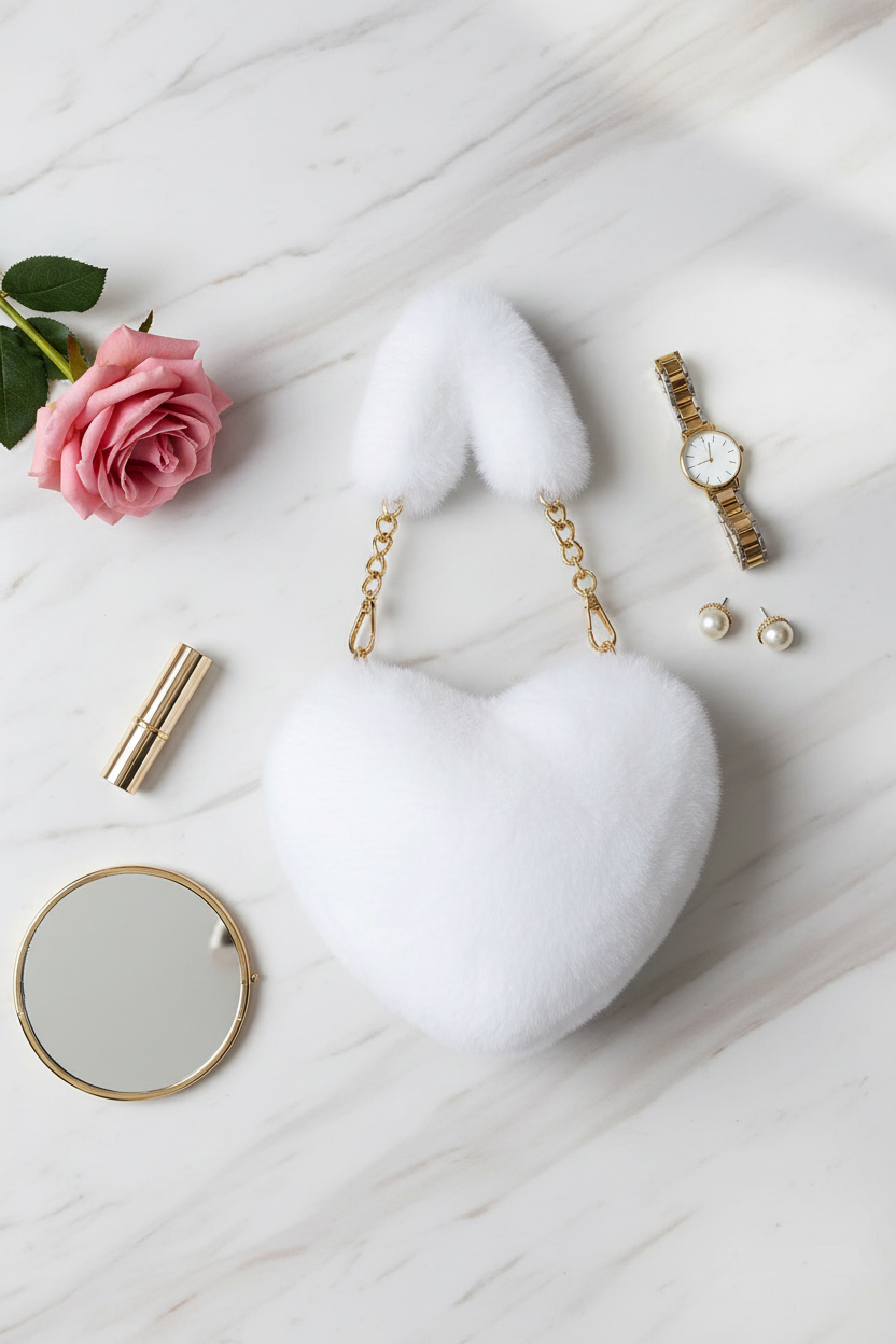 صورة 3 - مع وردة وردية ومكياج