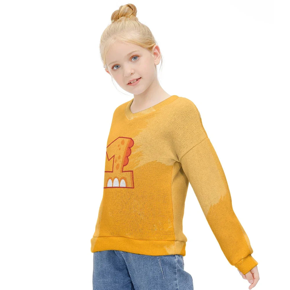 V-neck Mario One Warm Yelllow Sweater