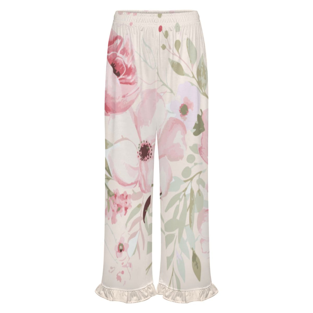 FloraRuffled Pajama Pants