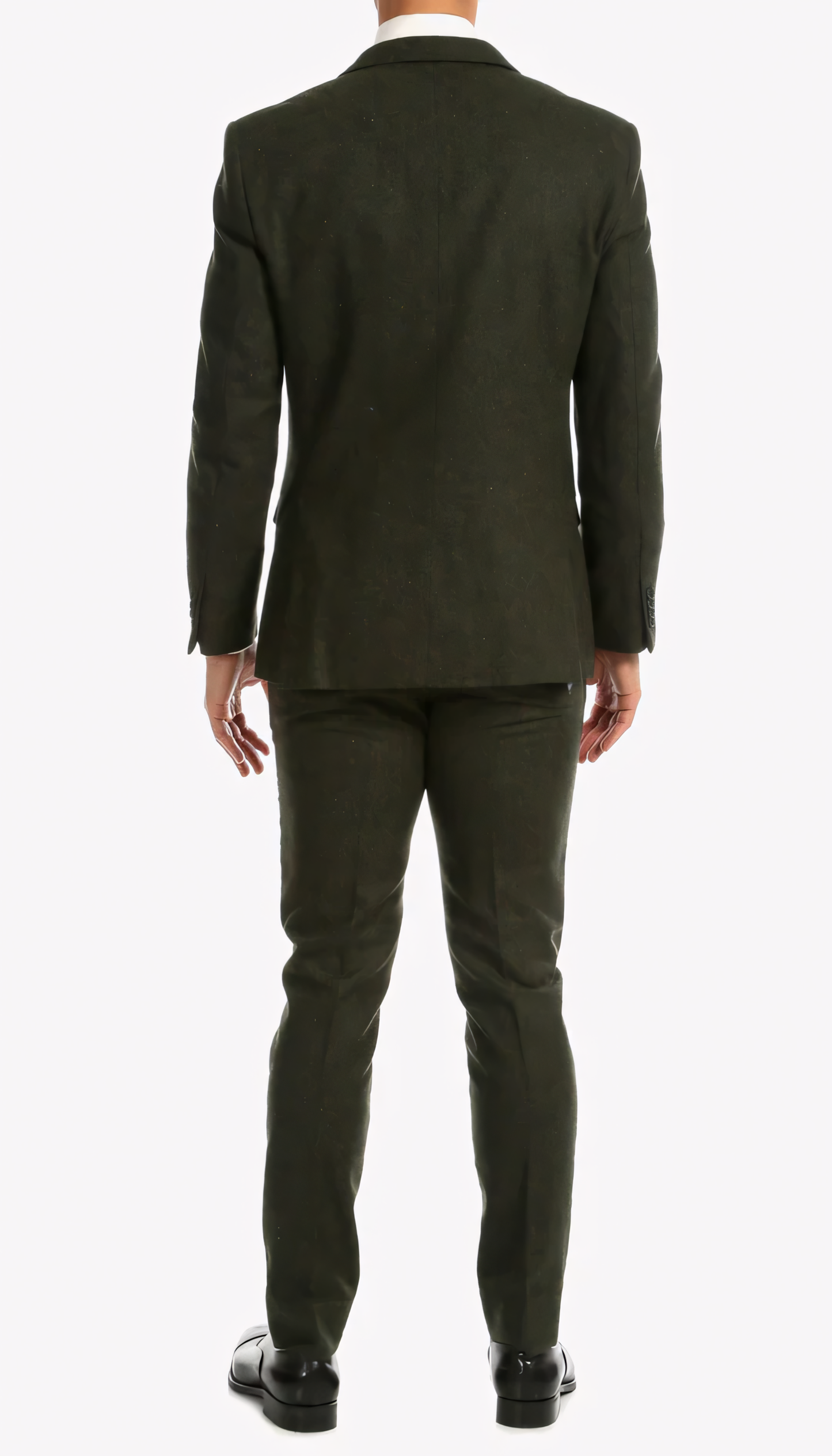 3-Piece Slim Fit  Hunter Green Suit