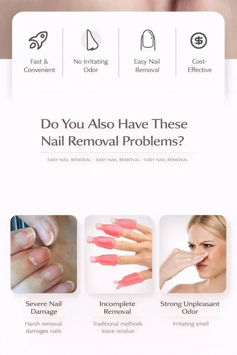 32 Pieces Nail Polish Remover Wipes