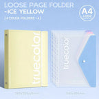A4 Loose-Leaf Folder Information Book Transparent