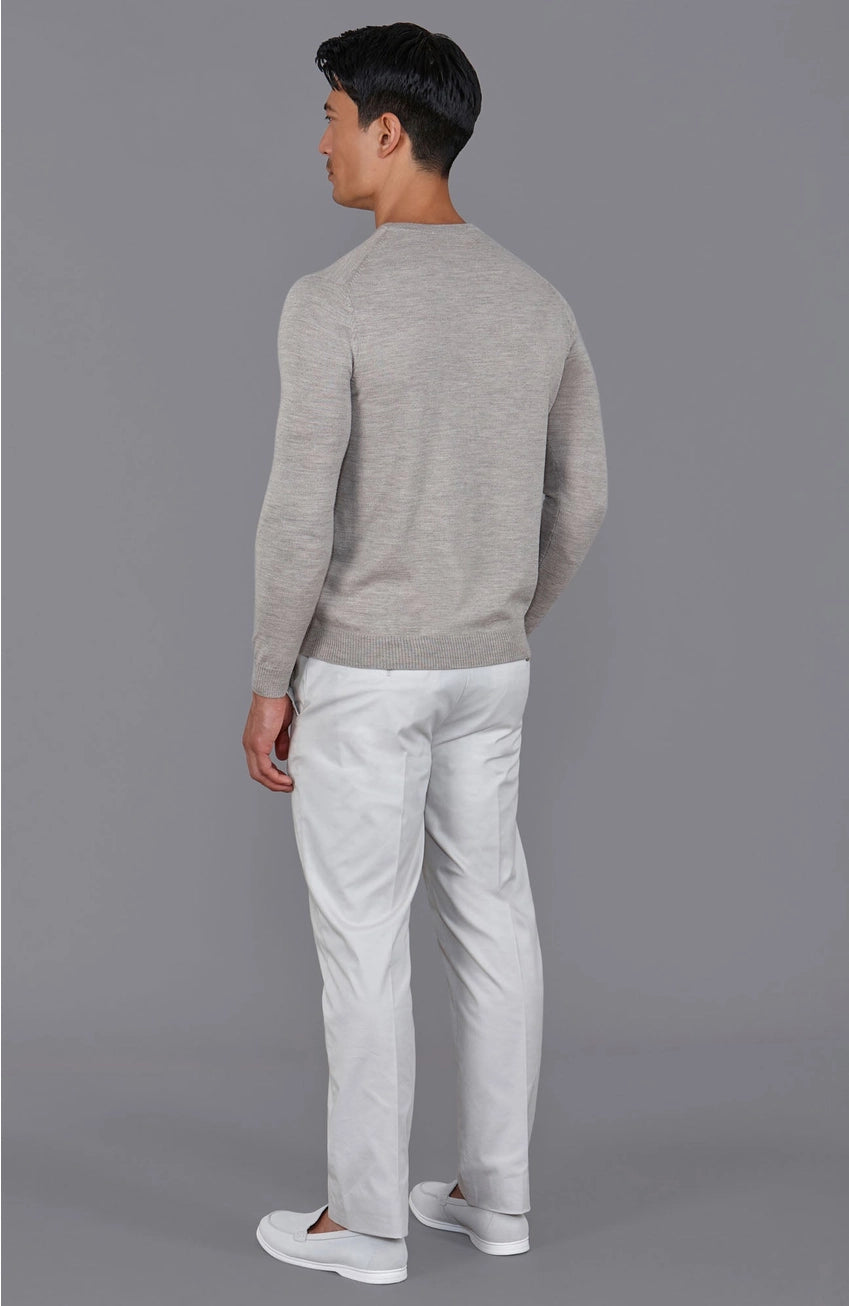 Premium Extra Fine Merino Wool Barley Sweater