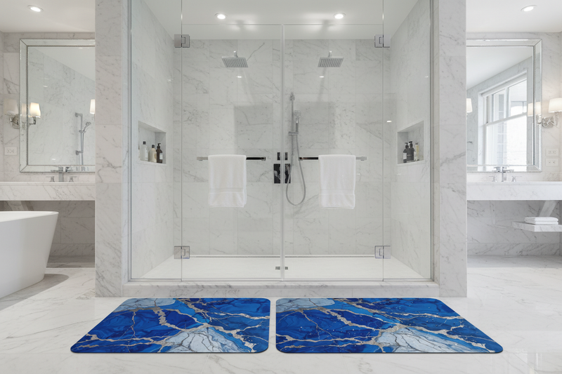 صورة 4 - الحجمين معاً أمام دش مزدوج