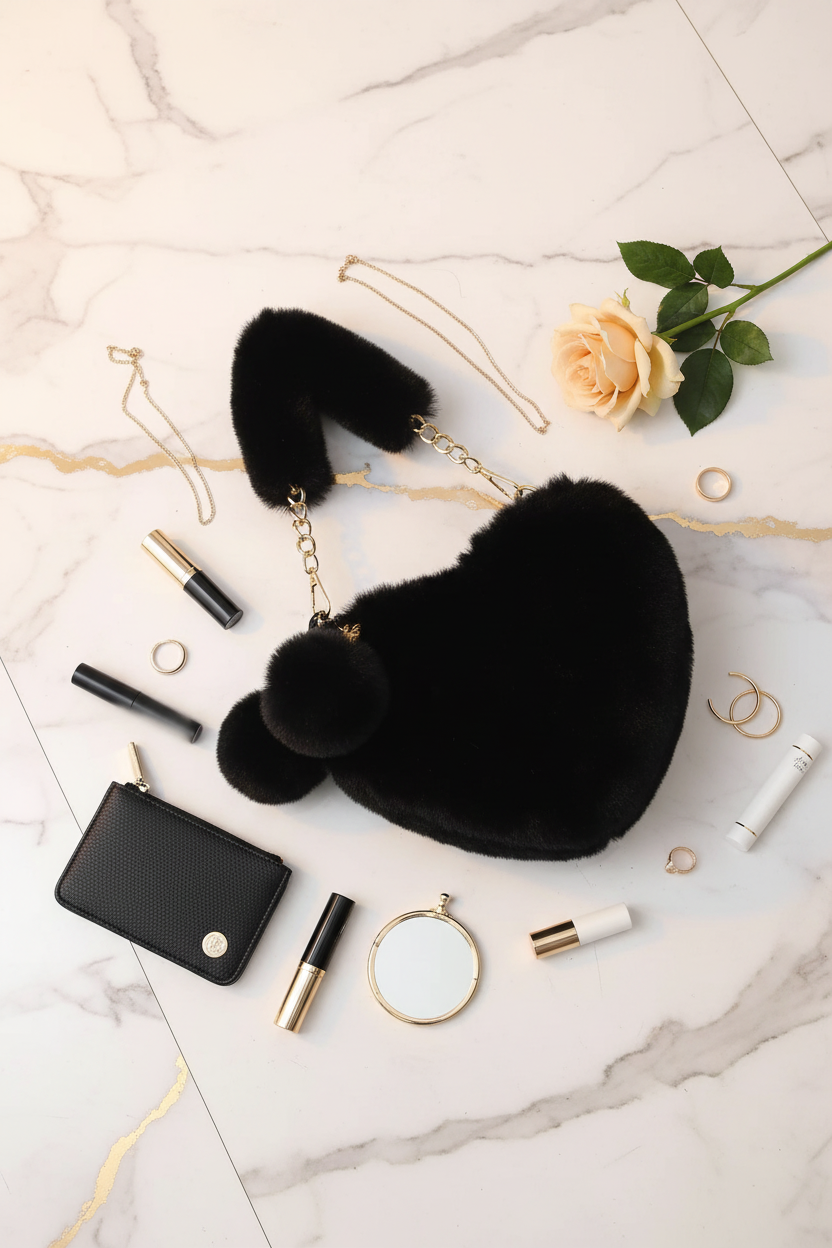 صورة 4 - مع محفظة نقود ومستلزمات يومية