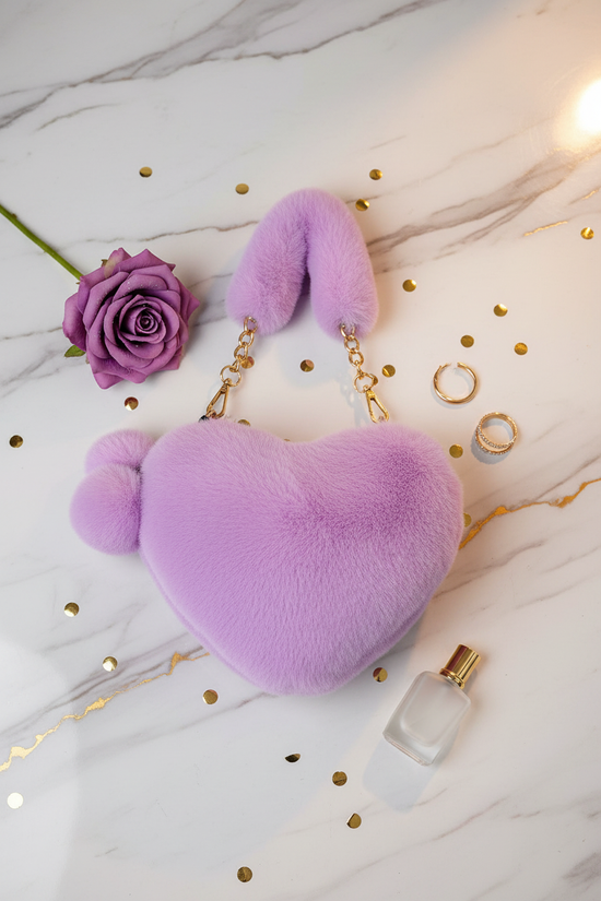 صورة 4 - مع وردة بنفسجية وكونفيتي