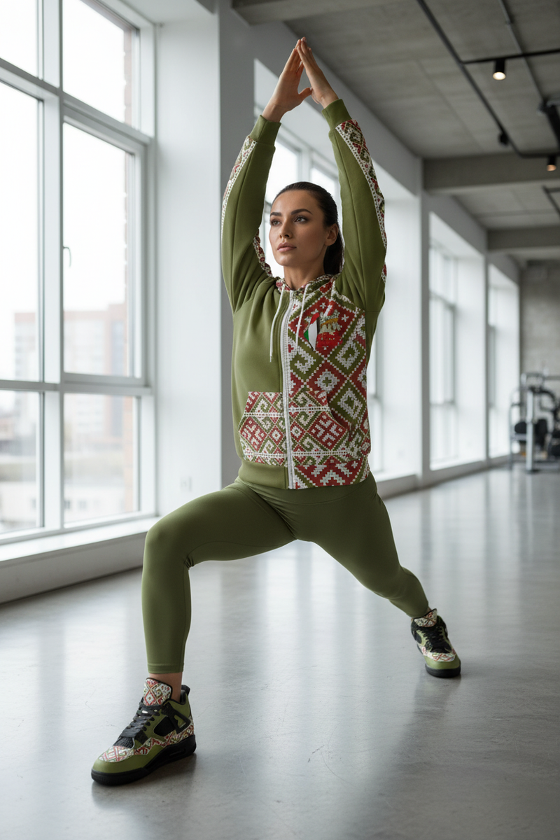 زي رياضي فلسطيني كامل - وضعية 4