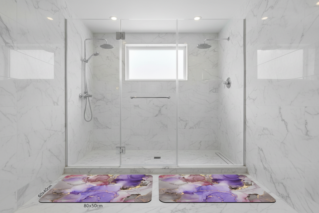 صورة 4 - الحجمين معاً أمام دش مزدوج