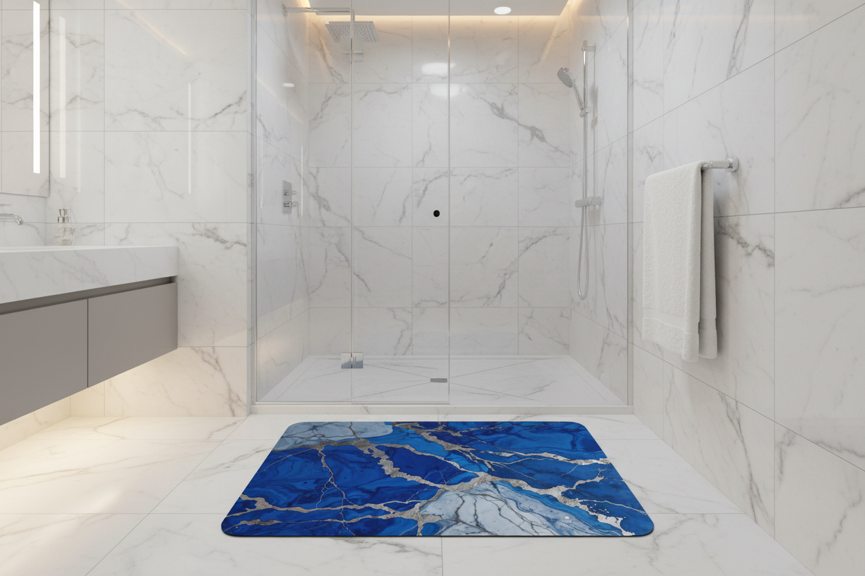 صورة 4 - الحجم المتوسط أمام كابينة الدش