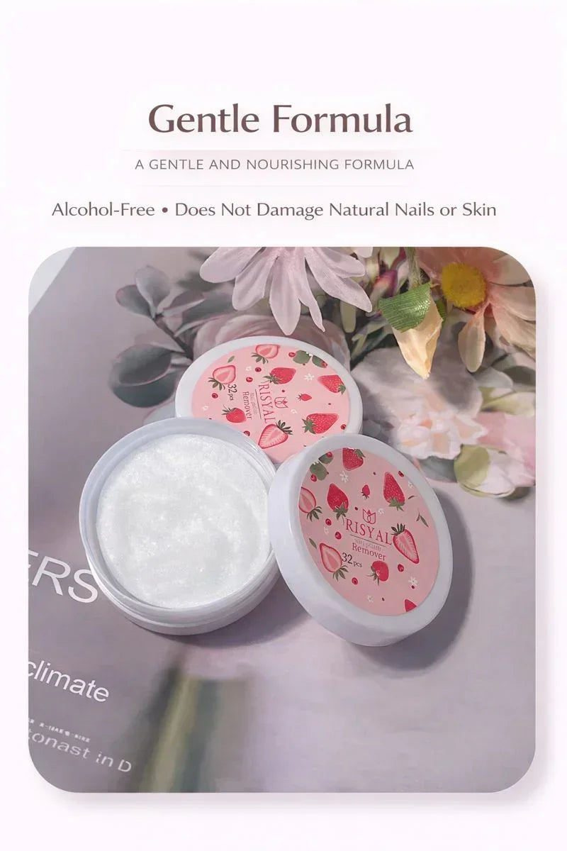 32 Pieces Nail Polish Remover Wipes